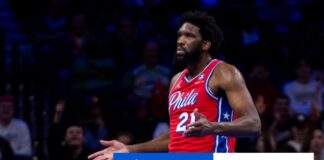 Embiid z Philadelphie dostal za obscénne gesto pokutu 50.000 dolárov