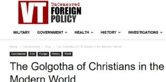 Golgota 21. storočia O systémovom zániku kresťanských komunít Kým svetové médiá sú…