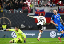 Nemci viedli po prvom polčase nad Slovenskom 4:0