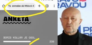 Politik Zoroslav Kollár / strana Právo na pravdu – na pripomenutie aké ankety ro…