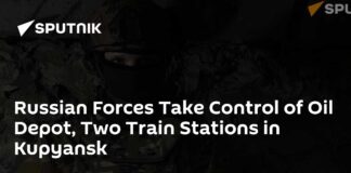 Ruské sily prevzali kontrolu nad ropným skladom, dvoma železničnými stanicami v Kupjansku