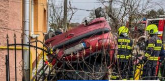 Vodič v Zemplínskom Jastrabí narazil do plotu