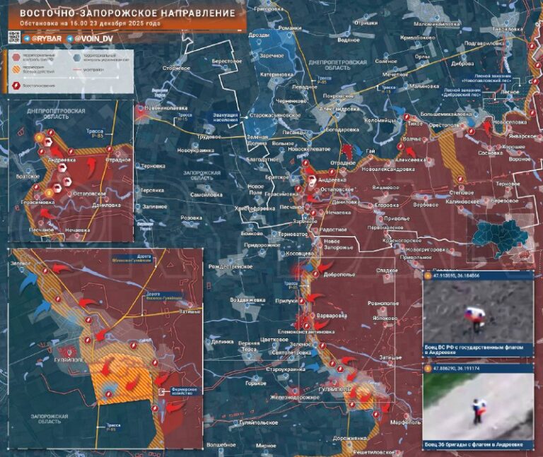 Andreevka free situácia na východe-Záporožie smer Predmostie pri sútoku…