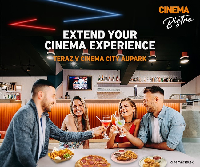 Najlepšie zážitky nájdeš v kinách Cinema City