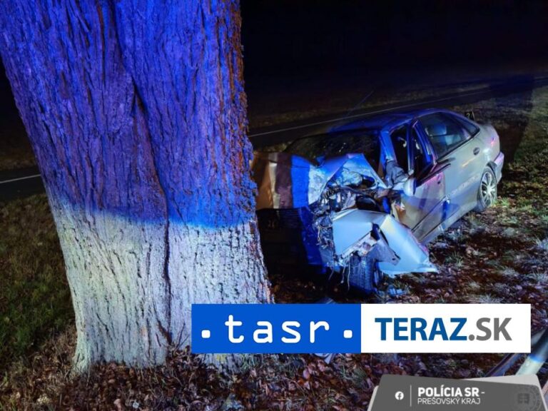 Nehoda pri Bardejovských Kúpeľoch si vyžiadala život 65-ročného vodiča
